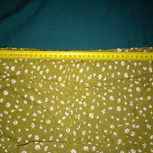 Funky Buddha floral green viscose pants L/XL like new