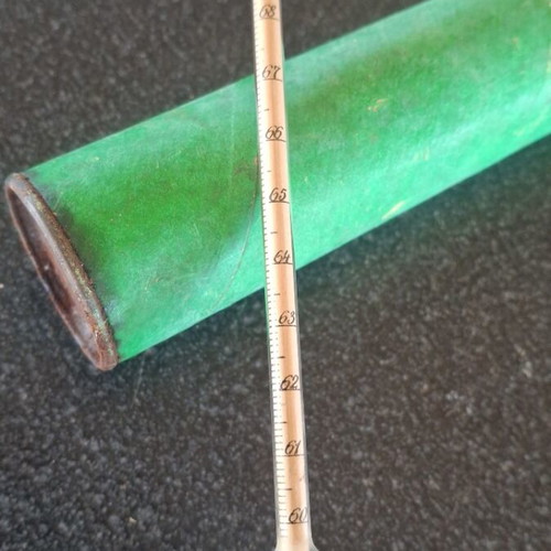 De Gay Lussac Alcoholmeter used, vintage, made in France