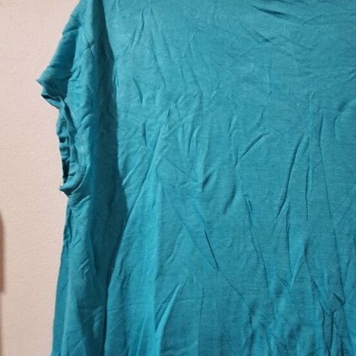 Blue summer blouse large new