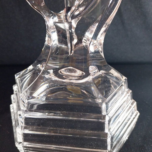 Vintage Italian Royal Crystal Rock RCR Art Deco Nude Dancing Lady