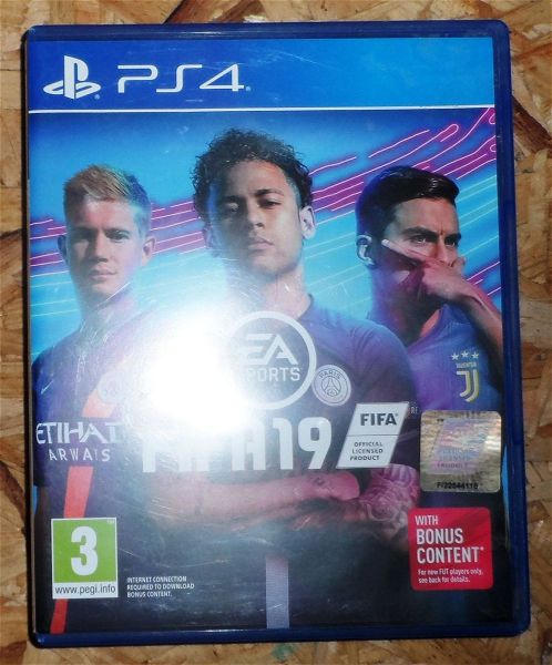  PS4 GAME FIFA 19