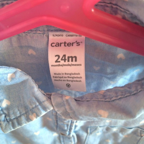 Carter's baby dress like new for 18-24 months girl