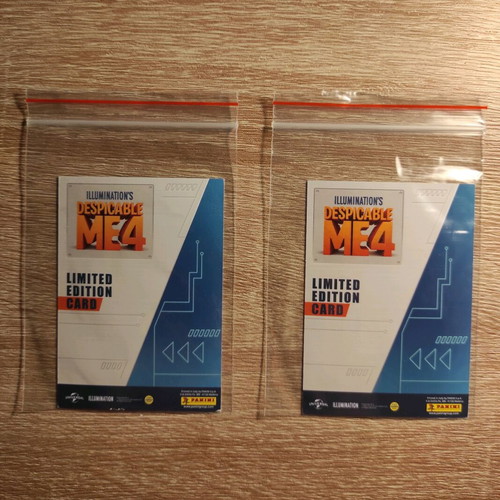 Despicable Me 4 Panini cards used