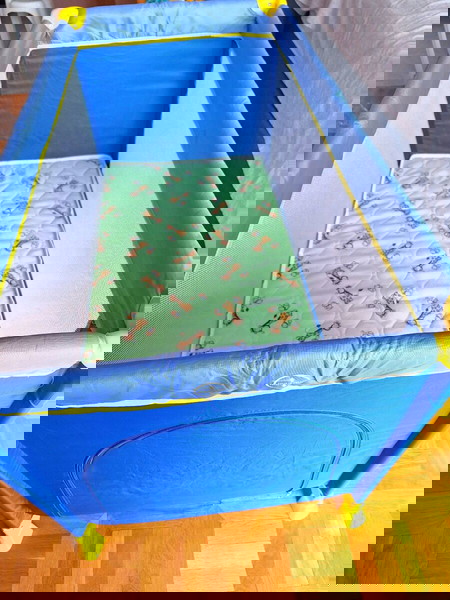 Παρκοκρέβατο lorelli με στρώμα Relax Foam