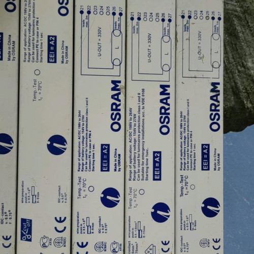 Osram Quicktronic dimmer used, pack of 7 for T5 fluorescent lamps