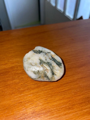 White quartz new with natural inclusions