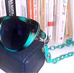 Γυαλιά ηλίου ojo sunglasses, με φακό κατάλληλο για προστασία από uva & uvb, σε άριστη κατάσταση, δώρο με ασορτί αλυσίδα