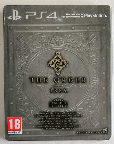 PS4 - The Order 1886 Limited Edition (DVD Case, Steelbook)