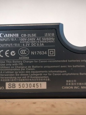 Canon CB-2LSE like new
