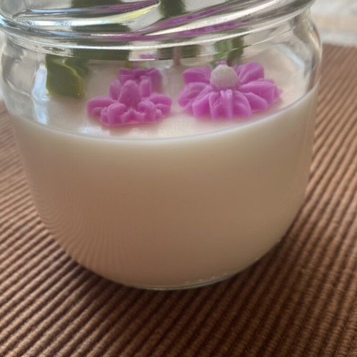 Soy Wax Candle in Jar with Vanilla Scent, New