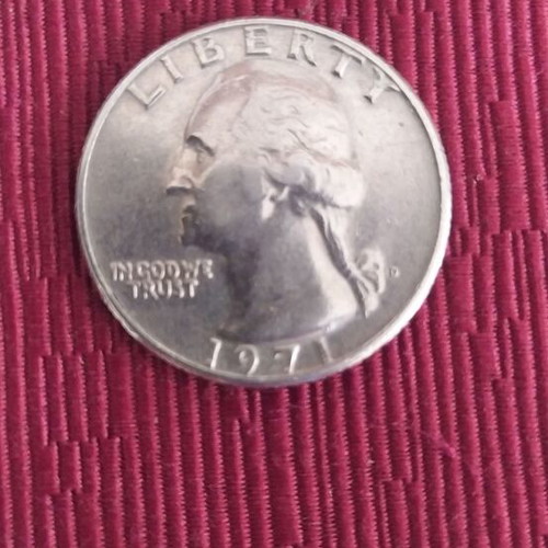 Quarter Dollar 1971 D USA new, uncirculated