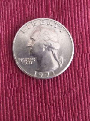 Quarter Dollar 1971 D USA new, uncirculated