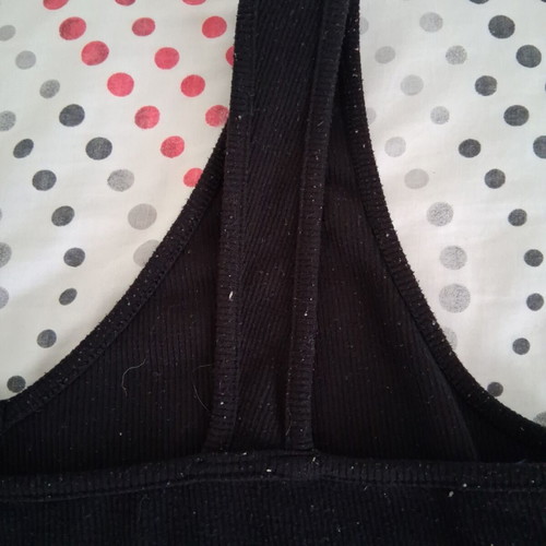 Vintage crop top black size L like new