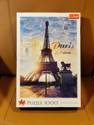Παζλ Trefl Paris je t'aime 1000 τεμαχίων με τσόχα συναρμολόγησης
