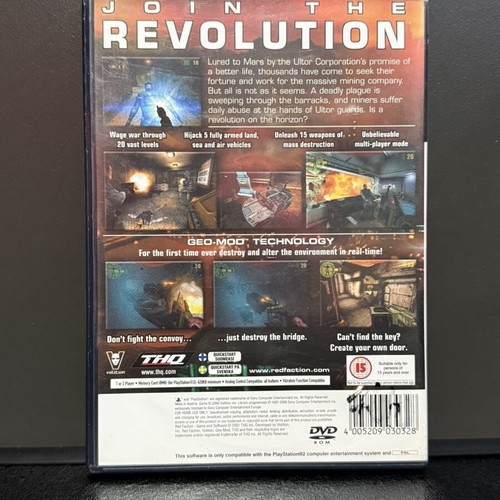 Red Faction PS2 game