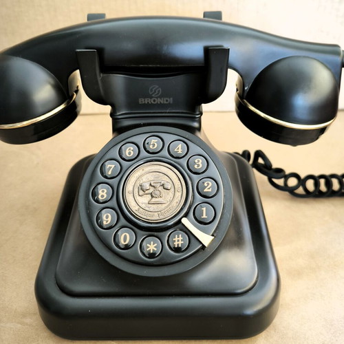 Brondi Vintage 20 wired telephone black like new