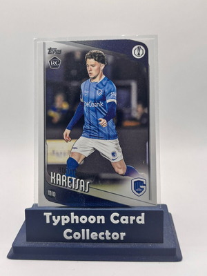 2025-26 Topps Flagship UCC Konstantinos Karetsas RC Genk card like new