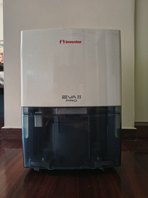 Inventor EVA II PRO dehumidifier used with compressor and ionizer