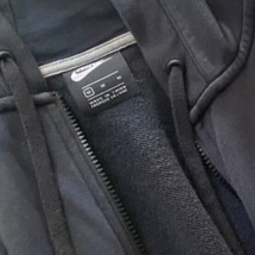 Nike hoodie jacket, black, size M
