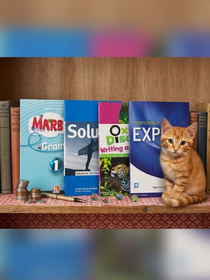 English learning books new, set of 5