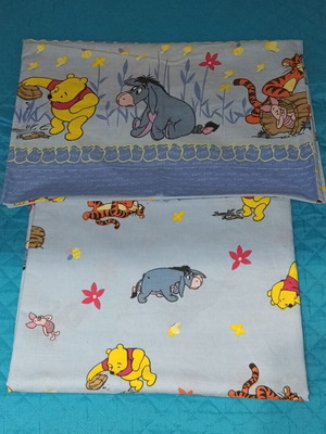 Winnie bed sheet and pillowcase used for single bed 2m x 1m