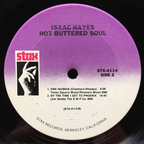 Isaac Hayes Hot Buttered Soul vinyl record used, R&B / Soul