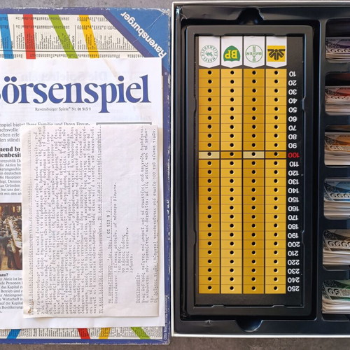 Borsenspiel board game used