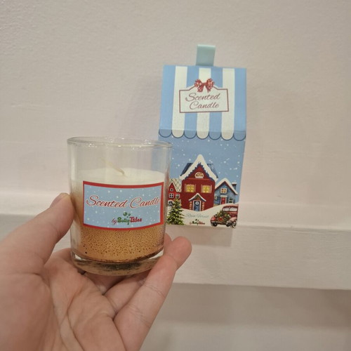 Christmas scented candle Rain Forest, like new