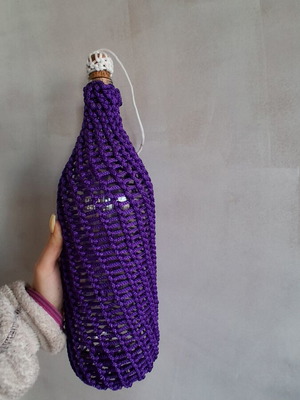 Handmade decorative glass bottle new