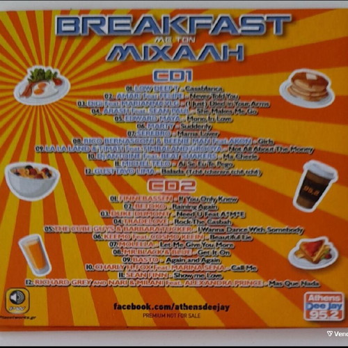 Breakfast CD with Michalis in collectible case new