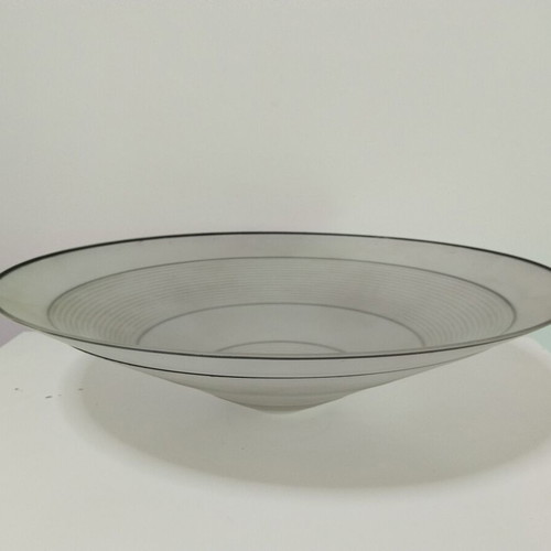 Glass Ceiling Light Shade used, 46x13 cm