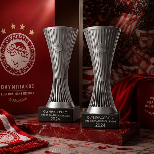 UEFA Conference League Olympiakos 2024 Collectible Trophy new