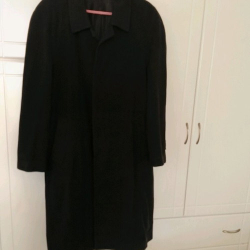 Dielle men's long coat XL used, black, vintage