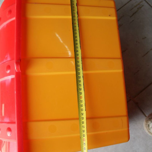 Plastic toy storage chest like new