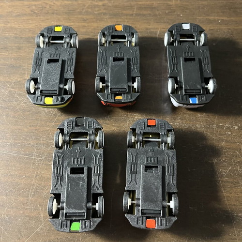 Pull Back Toy Cars Set of 5 Racing Collection like new