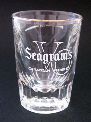 Seagram's Canadian Whiskey σφινάκι μεταχειρισμένο vintage ρετρό