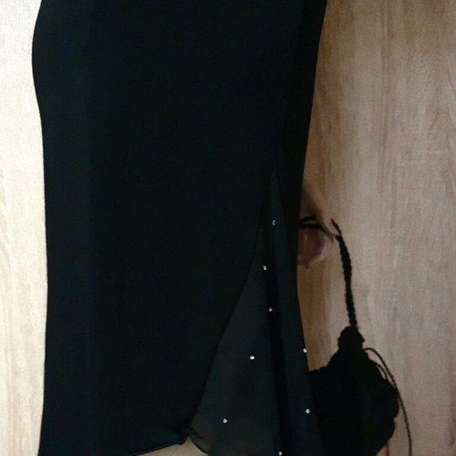 Lynne black formal dress new, size L 40 12