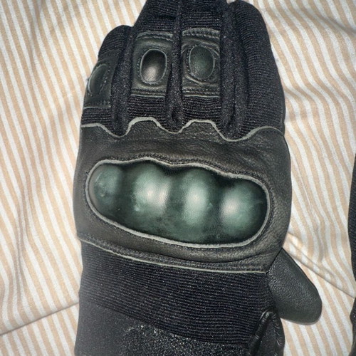 Motorcycle gloves bone protection new, one size