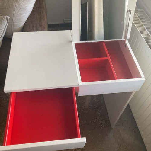 IKEA BRIMNES boudoir with mirror and storage drawer