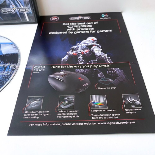 Crysis PC game Greek version used with full box and manual