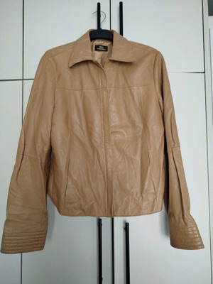 Jacket lamb leather Mango caramel color like new