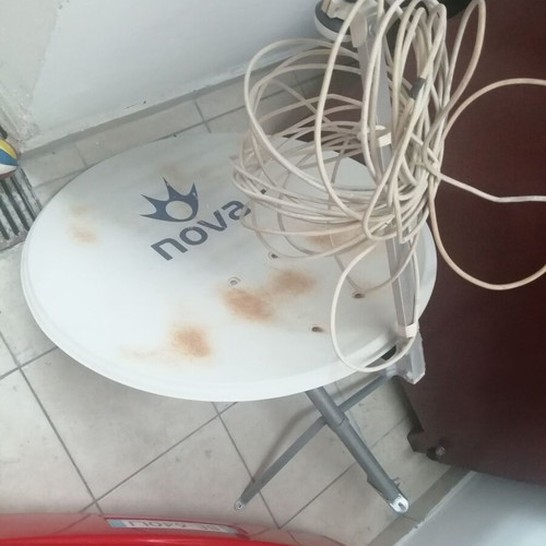 Nova satellite dish 80 cm used with stand and cable
