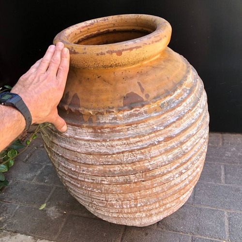 Traditional Koronaiiko Clay Jar, large decorative pottery