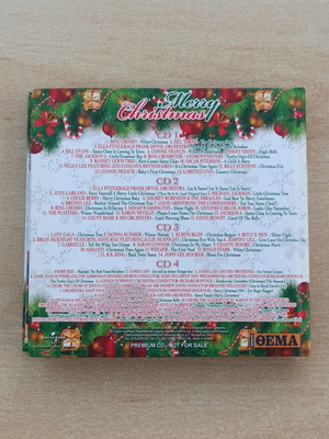 Merry Christmas 4 CD box set 2011, like new
