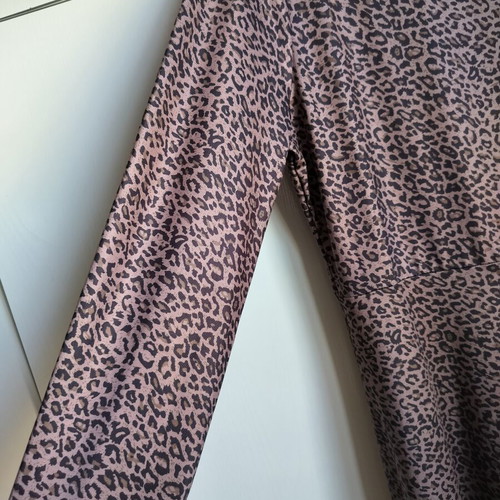 Emery Rose Maxi Leopard Print Dress new with tags, black and brown