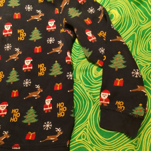 Christmas sweatshirt H&M unisex used, multicolor 122/128