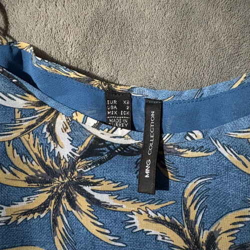 Mng blouse like new, blue, size S