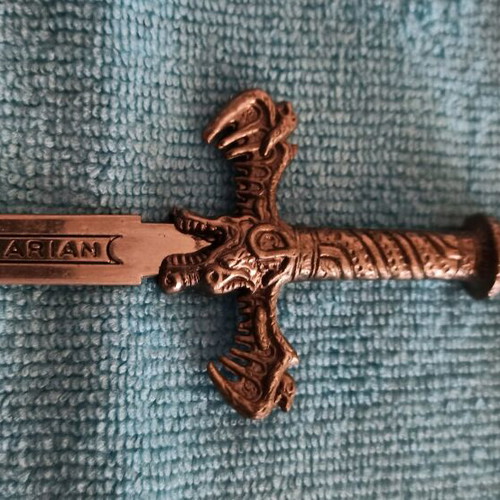 Barbarian paper cutter like new sword design