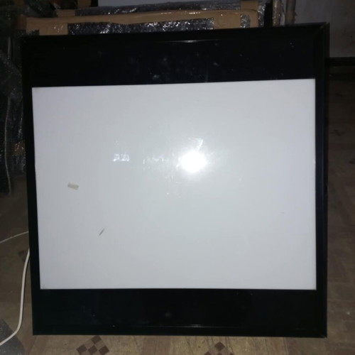 Light box used, sturdy metal, dimensions 68x66x14cm