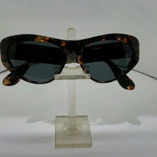 Sunglasses fatto a mano uv400 with black and brown tortoise frame like new